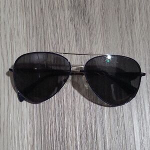 Zenni Stylish Black Aviator Sunglasses
